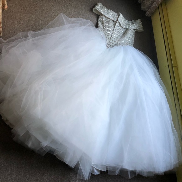 BEADED BALL GOWN - Picture 2 of 9